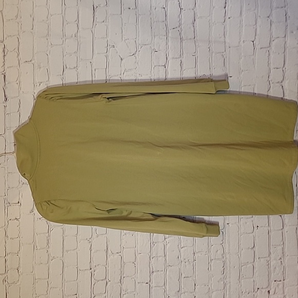 Garnet Hill Sage Green 1/4 Zip French Terry Comfort Dress XS Pockets - Picture 7 of 7